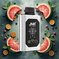 JNR Shisha Hookah Box 20500 Puffs Disposable Vape Dobbel Melon Mynte - 25ml & 1000mAh