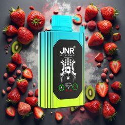 JNR Shisha Hookah Box 20500 Puffs Disposable Vape Jordbær Kiwi – 25ml & 1000mAh
