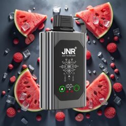 JNR Shisha Hookah Box 20500 Puffs Disposable Vape Vannmelon Is (HD Display, Type-C Lading)