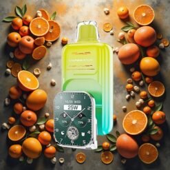 JNR VapeWatch 30000 Puffs Engangs e-sigarett Appelsin Mango 19mL 5% nikotin