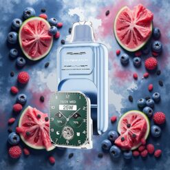 JNR VapeWatch 30000 Puffs Engangsdamp Blåbær Vannmelon 19mL 5%