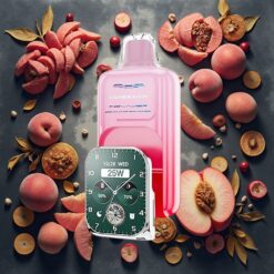 JNR VapeWatch 30000 Puffs Engangsvaper Georgia Fersken 19mL 1000mAh