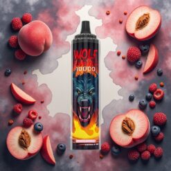 JNR Wolf Niplo 10000 Puffs Disposable Vape Fersken Bær 20ml 650mAh