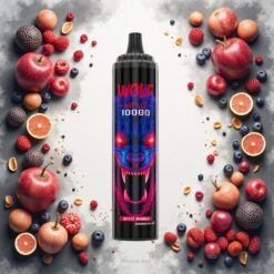 JNR Wolf Niplo 10000 Puffs Disposable Vape Hvit Mamba 20ml/650mAh