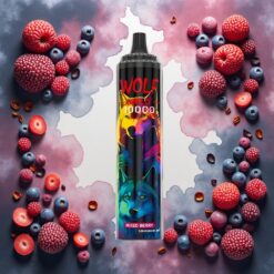 JNR Wolf Niplo 10000 Puffs Engangsdamp Blandet Bær 20ml/650mAh