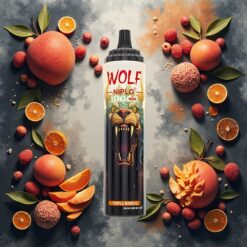 JNR Wolf Niplo 10000 Puffs Engangsdamp Triple Mango 20ml 5% Nikotin