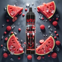 JNR Wolf Niplo 10000 Puffs Engangsdamp Vannmelon Is 20ml 5%