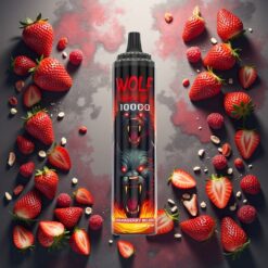 JNR Wolf Niplo 10000 Puffs Engangsdamper Jordbær Mojito 20ml/650mAh