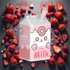 LAVIE Milk 7000 Puffs Jordbær Donut 16ML/600mAh