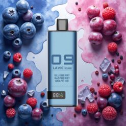 Lavie Cube 20000 Puffs Disposable Vape Blåbær Bringebær Is 28ML Type C