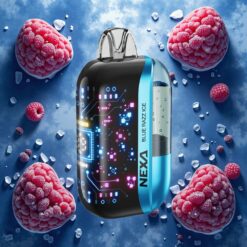 NEXA Ultra 50K Engangs Vape Blå Bringebær Is, 20ml Kapasitet, 800mAh Batteri