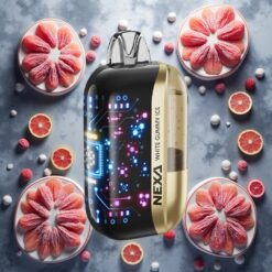 NEXA Ultra 50K Engangsdamp Hvit Gummibjørn Is 20ml 5% nikotin