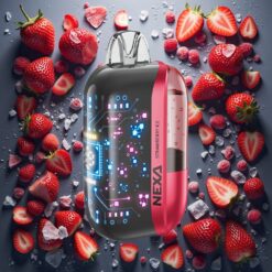 NEXA Ultra 50K Engangsdamp med Jordbær-Issmak, 20ml & 800mAh