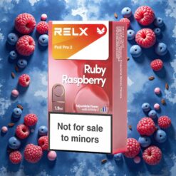 RELX Pod Pro 2 Blåbringebær 0% nikotin 600 puff