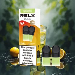 RELX Pod Pro 2 Drikke-Agurk Lemonade 1,8% nikotin, 600 puff
