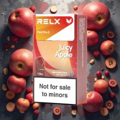 RELX Pod Pro 2 Juicy Apple (Saftig Eple) – 0% Nikotin, 600 puff