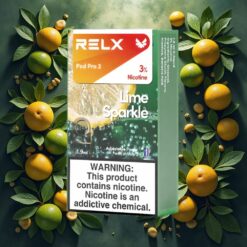 RELX Pod Pro 2 Lime Glitter (Limeskimmer) 3% nikotin, 600 puff