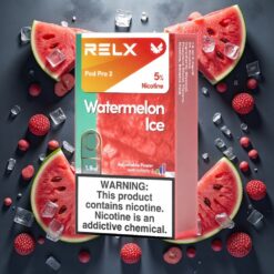 RELX Pod Pro 2 Vannmelon Is 5% nikotin, 600 puffs
