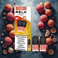 RELX Pod Pro 2 Vape Device Sjøsalt Litchi – 1,8 % nikotin, 600 puff