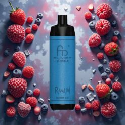 RandM Fumot Shisha 10000 Puffs Disposable Vape Bær Is 18ml 850 mAh