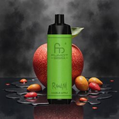 RandM Fumot Shisha 10000 Puffs Engangs Vape Dobbel Eple 18ml 0,5% Nikotin