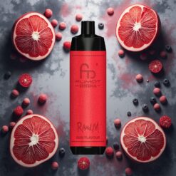 RandM Fumot Shisha 10000 Puffs Engangsdamp med Tyggegummismak, 18ml og 850 mAh