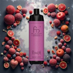 RandM Fumot Shisha 10000 Puffs Engangsdamper med 0,5% Nikotin og Magisk Kjærlighet
