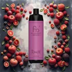 RandM Fumot Shisha 10000 Puffs Engangsvape Kjærlighet 66 (0,5% Nikotin, 850 mAh)