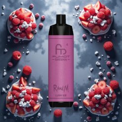 RandM Fumot Shisha 10000 Puffs Engangsvaper Lush Ice (Iskrem) 850 mAh Batteri
