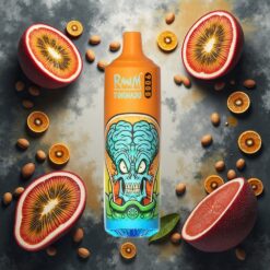 RandM Tornado 9000 Puffs 850 mAh 18 mL Kiwi Pasjonsfrukt Guava