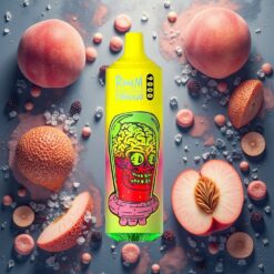 RandM Tornado 9000 Puffs 850 mAh 18 mL RandM Fumot Tornado 9000 Puffs Engangsvape Sommerfersken Is