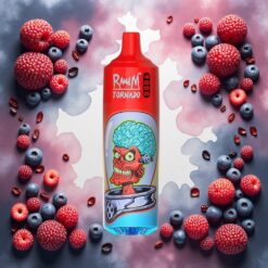 RandM Tornado 9000 Puffs 850 mAh Blandede Bær