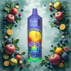 RandM Tornado 9000 Puffs 850 mAh Kjølig Mynte (Cool Mint)