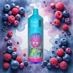 RandM Tornado 9000 Puffs Blåbær Bringebær – 850 mAh