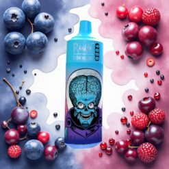 RandM Tornado 9000 Puffs Blåbær/Kirsebær/Tranebær 18 mL