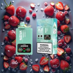 Razz Bar 40000 Puffs Disposable Vape JORDBÆRIS_BLANDEDE BÆR 650 mAh Type-C