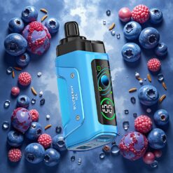 Razz Bar 45000 Puffs Disposable Vape Blåbær Is med 1.0 Ohm Mesh Coil og Justerbar Luftstrøm