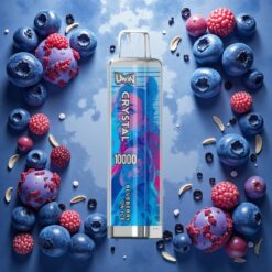 UWIN Crystal 10000 Puffs Blåbær På Is med 18ml og 650mAh