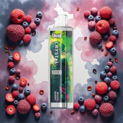 UWIN Crystal 10000 Puffs Disposable Vape Blandet Bær 18ml & Type-C lading