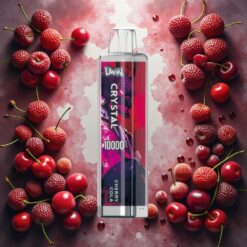 UWIN Crystal 10000 Puffs Disposable Vape Kirsebær Cola – 18ml / 650mAh