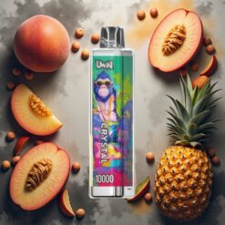 UWIN Crystal 10000 Puffs Fersken Mango Ananas – 18ml & 10,000 puff