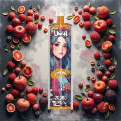 Uwin Shisha Hookah Crystal 20000 Puffs Love 66 22ml 650 mAh