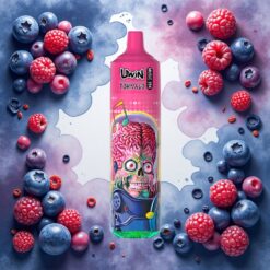 Uwin Tornado 35K Music Disposable Vape Blåbær Bringebær – 35.000 puffs, 600mAh