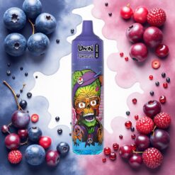 Uwin Tornado 35K Music Disposable Vape Blåbær/Kirsebær/Tranebær 35.000 puff 600mAh