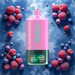 VapSolo Triple 30000 Puffs Blå Bringebær – 40ml, Type-C