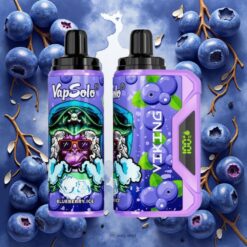 VapSolo VIKING 12000 Puffs Disposable Vape Blåbær 22ml 50 mg/ml