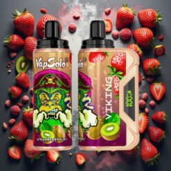 VapSolo VIKING 12000 Puffs Disposable Vape Jordbær Kiwi 22ml