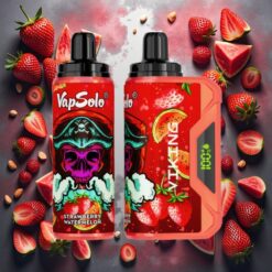 VapSolo VIKING 12000 Puffs Disposable Vape Jordbær Vannmelon 22ml 50 mg/ml