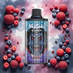 Vapsolo Super 15000 Puffs Engangsvaper Blandede Bær – 40ml / 850mAh