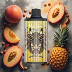 Vapsolo Super 15000 Puffs Engangsvaper Fersken Mango Ananas 40ml 850mAh